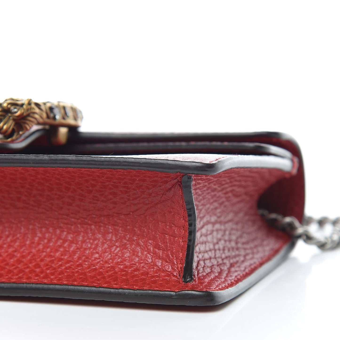 Calfskin Super Mini Dionysus Shoulder Bag Hibiscus Red