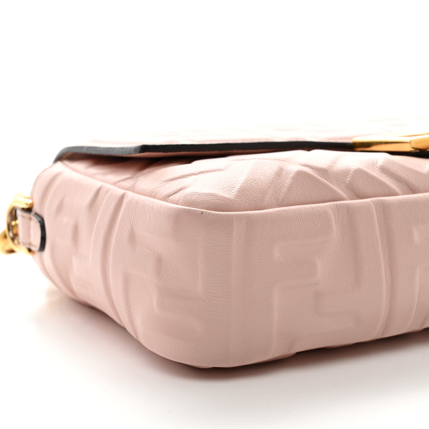Nappa FF 1974 Embossed Baguette Rosa Quarzo