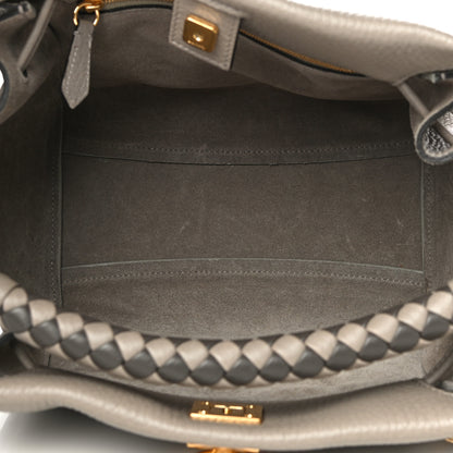 Mulberry Heavy Grain Small Iris Tote Solid Grey 4 of 9
