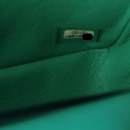 Chanel Lambskin Quilted Mini Rectangular Flap Green 6 of 7