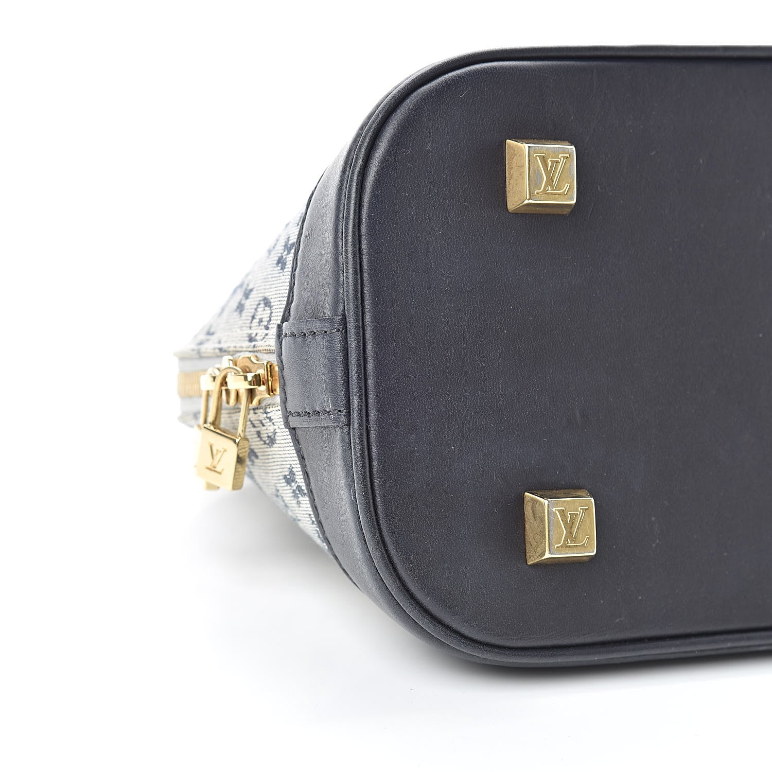 Louis Vuitton Mini Monogram Alma Long Blue 9 of 16