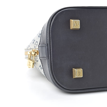Louis Vuitton Mini Monogram Alma Long Blue 9 of 16