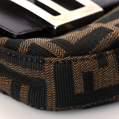 Fendi Zucca Mini Half Moon Baguette Tobacco 10 of 10