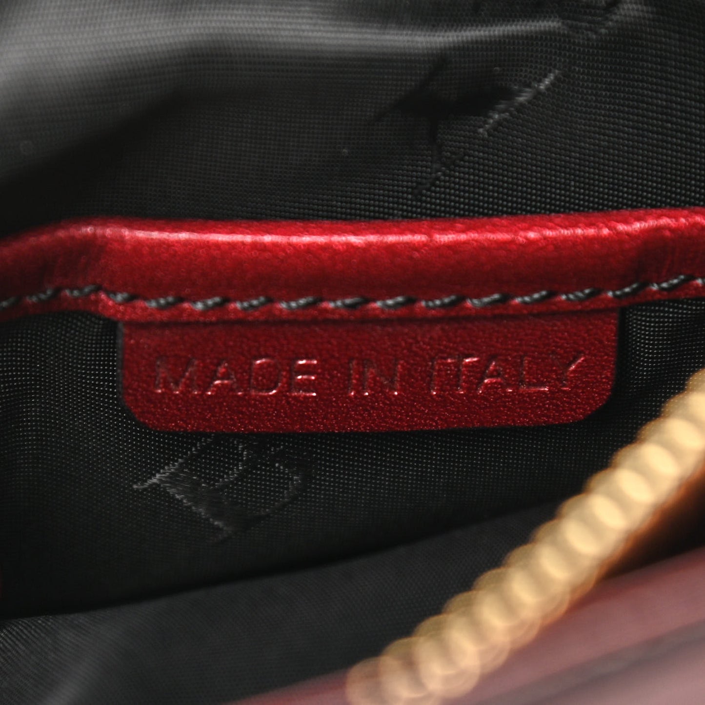 Lambskin Small Hepburn Satchel Red
