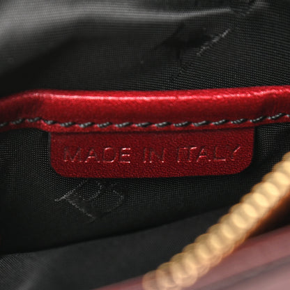 Burberry Lambskin Small Hepburn Satchel Red 8 of 12