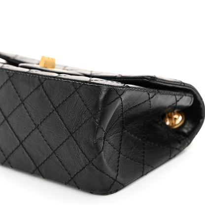 Chanel Aged Calfskin Quilted 2.55 Reissue Mini Flap Black 10 of 10