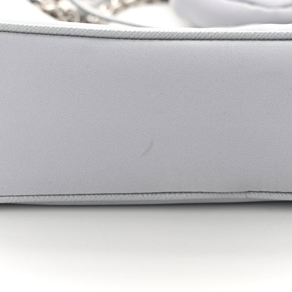 Prada Re-Nylon Saffiano Re-Edition 2005 Shoulder Bag Fiordaliso 12 of 14