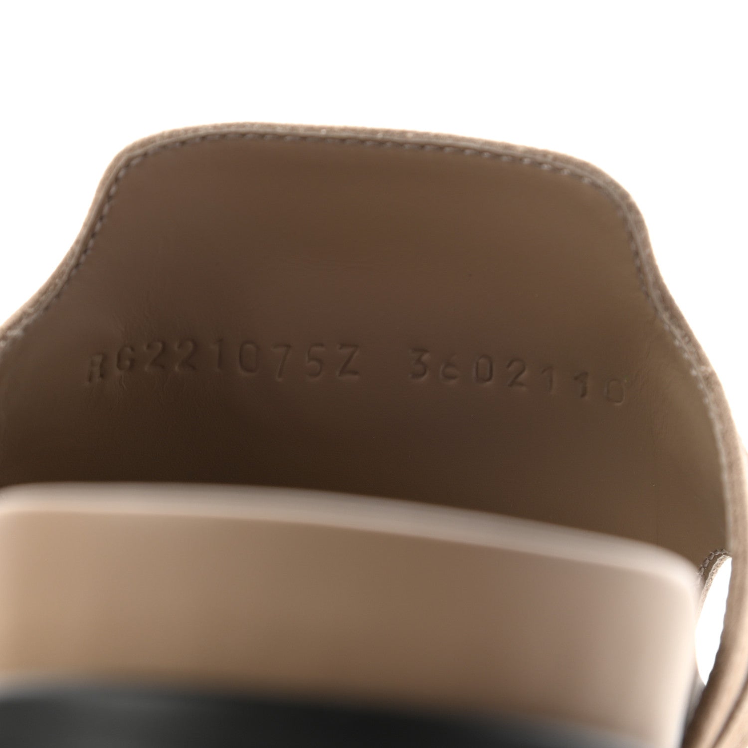 Hermes Suede Goatskin Womens Empire Sandals 36 Beige Sable 7 of 7