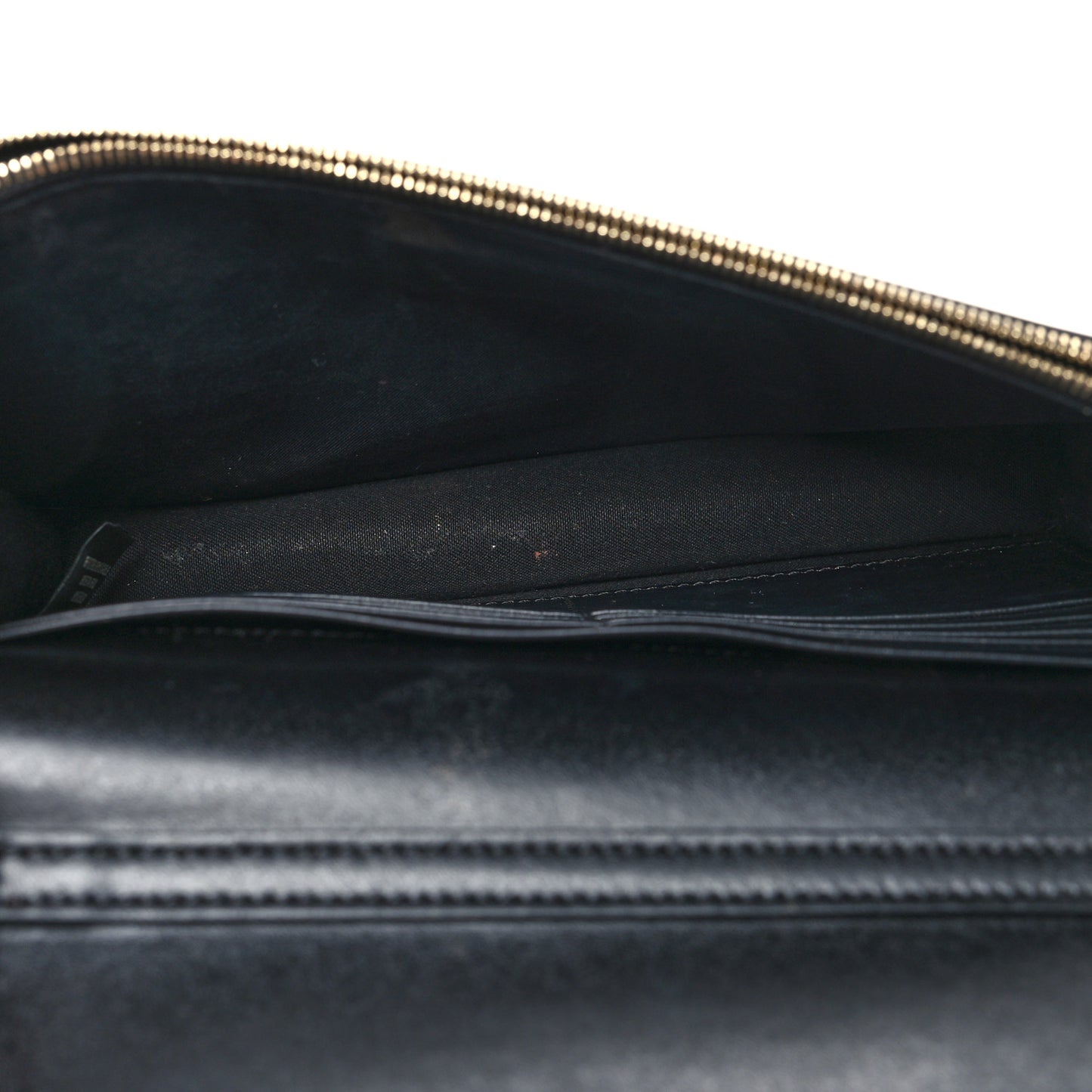 Vitello Liberty Lucido F is Fendi Medium Envelope Wallet on Chain Black