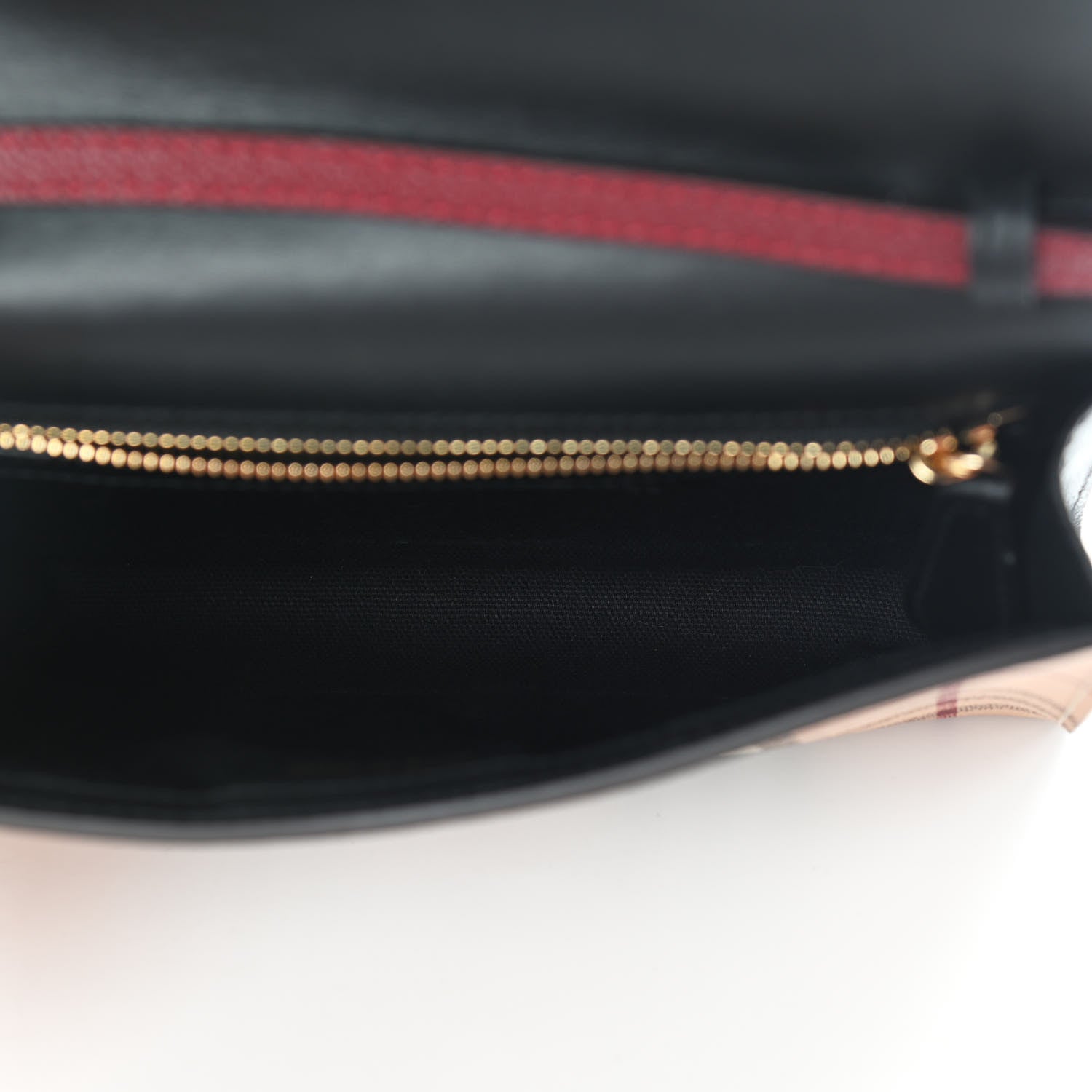 Burberry Derby Calfskin Haymarket Check Small Loxley Crossbody Bright Toffee Multicolor 7 of 9
