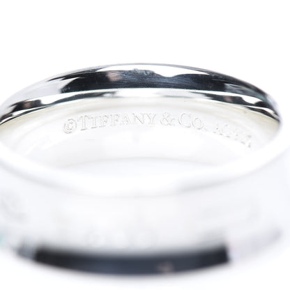 Tiffany Sterling Silver 1837 Band Ring 54 7 4 of 4
