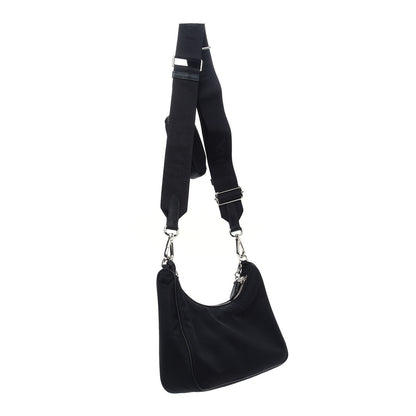 Prada Nylon Re-Edition 2005 Shoulder Bag Black 3 of 8