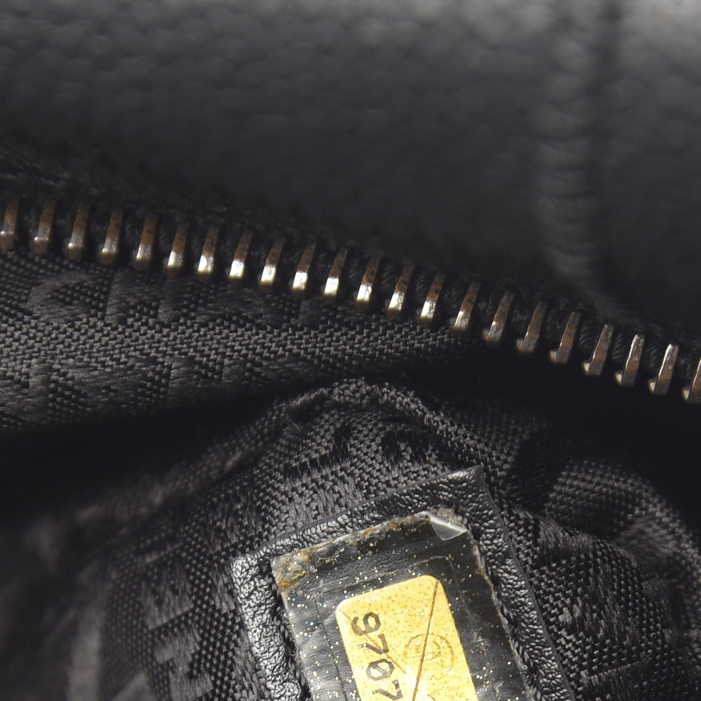 Caviar Square Stitched Tote Black