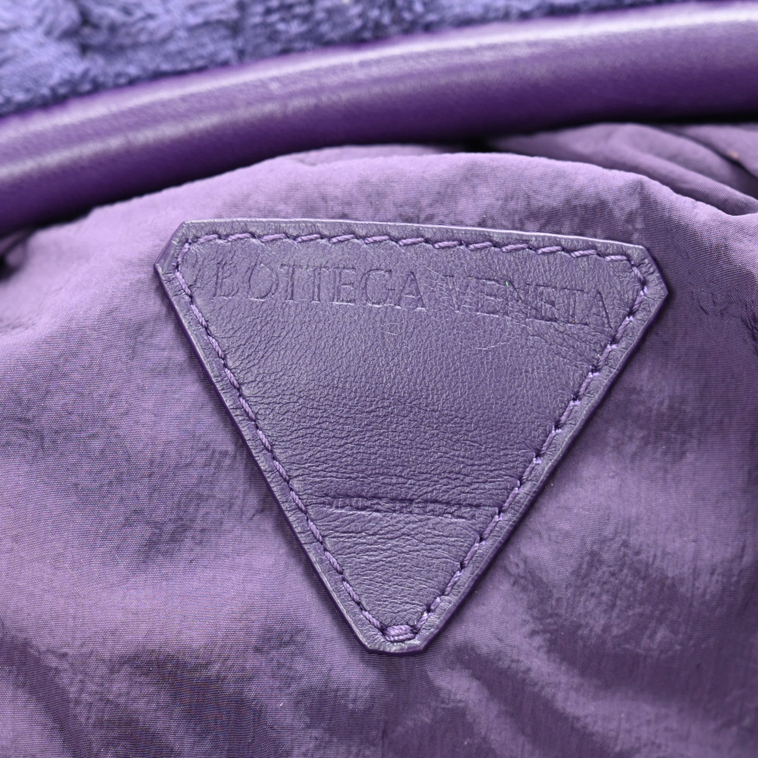 Bottega Veneta Sponge Fabric The Pouch Clutch Purple 6 of 11