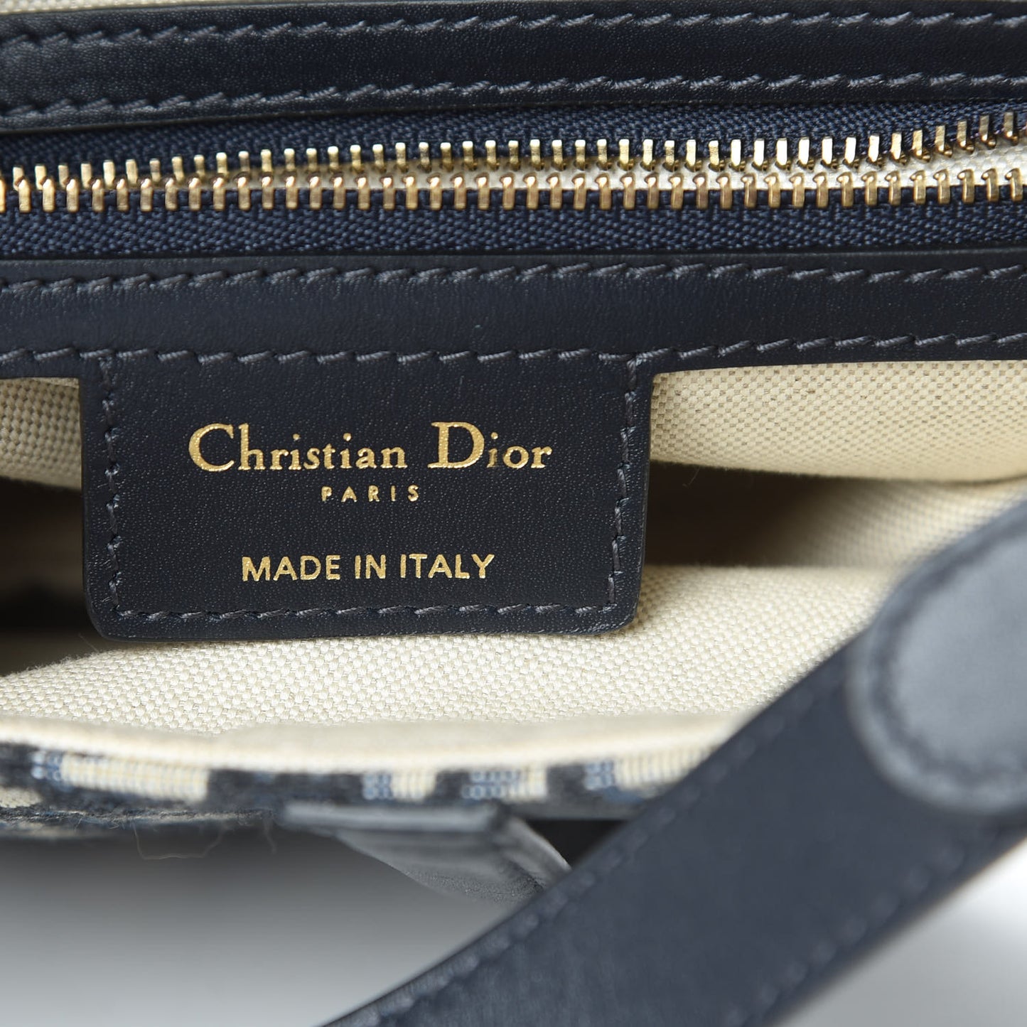 Oblique Saddle Bag Blue
