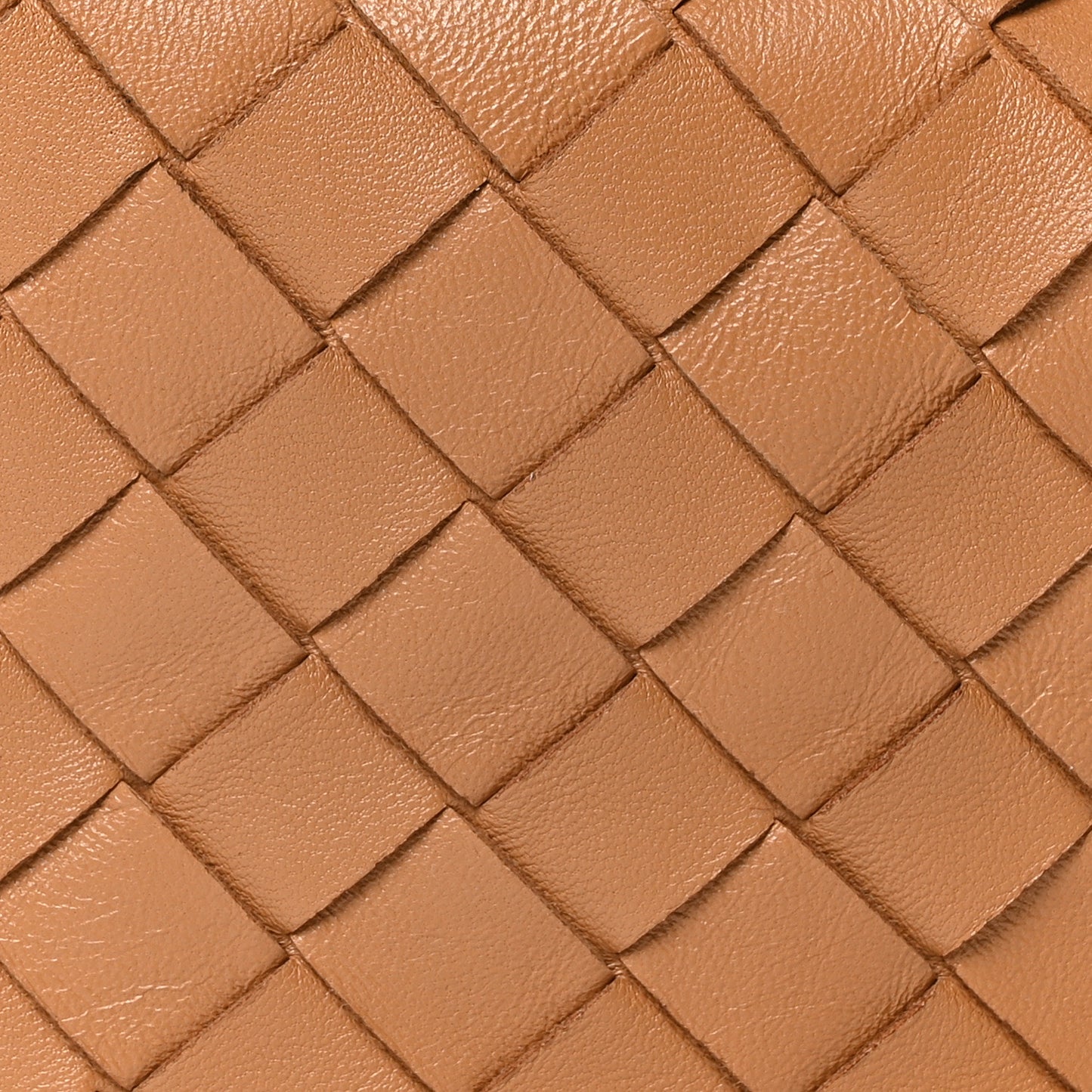 Nappa Intrecciato Teen Jodie Hobo Caramel