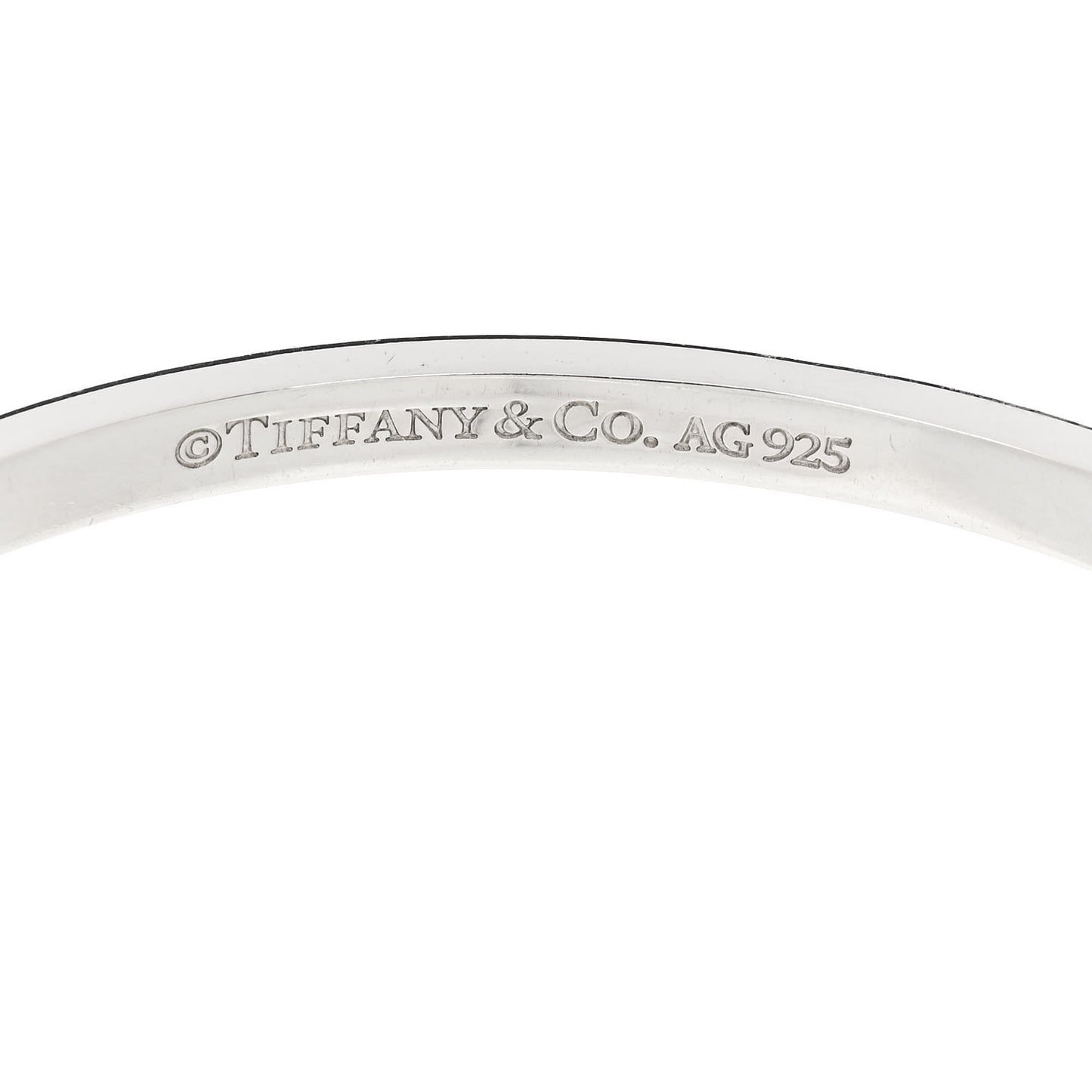 Sterling Silver Love Notes Bangle Bracelet