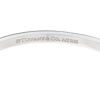 Tiffany Sterling Silver Love Notes Bangle Bracelet 3 of 4