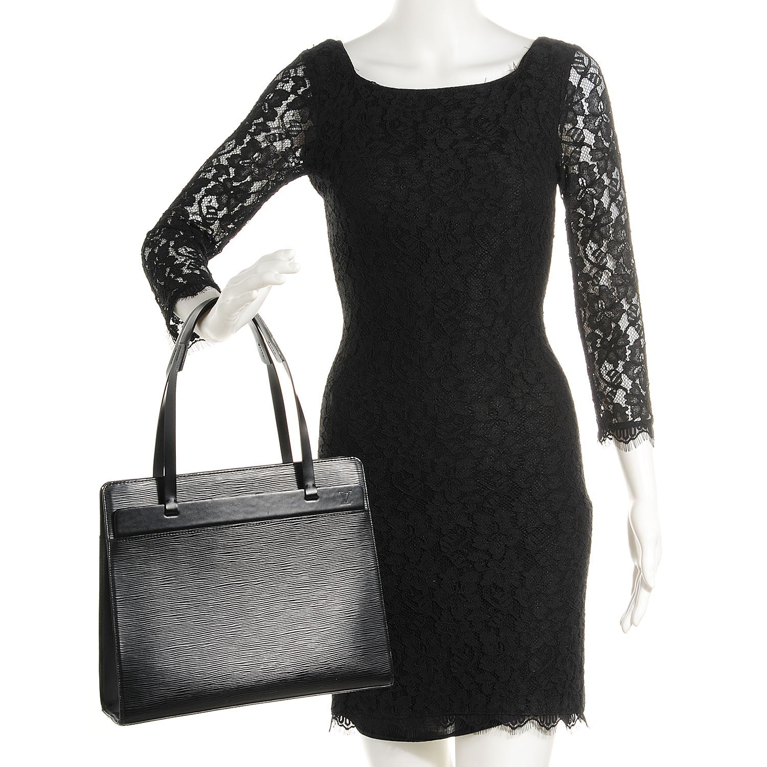 Louis Vuitton Epi Croisette PM Black 2 of 7
