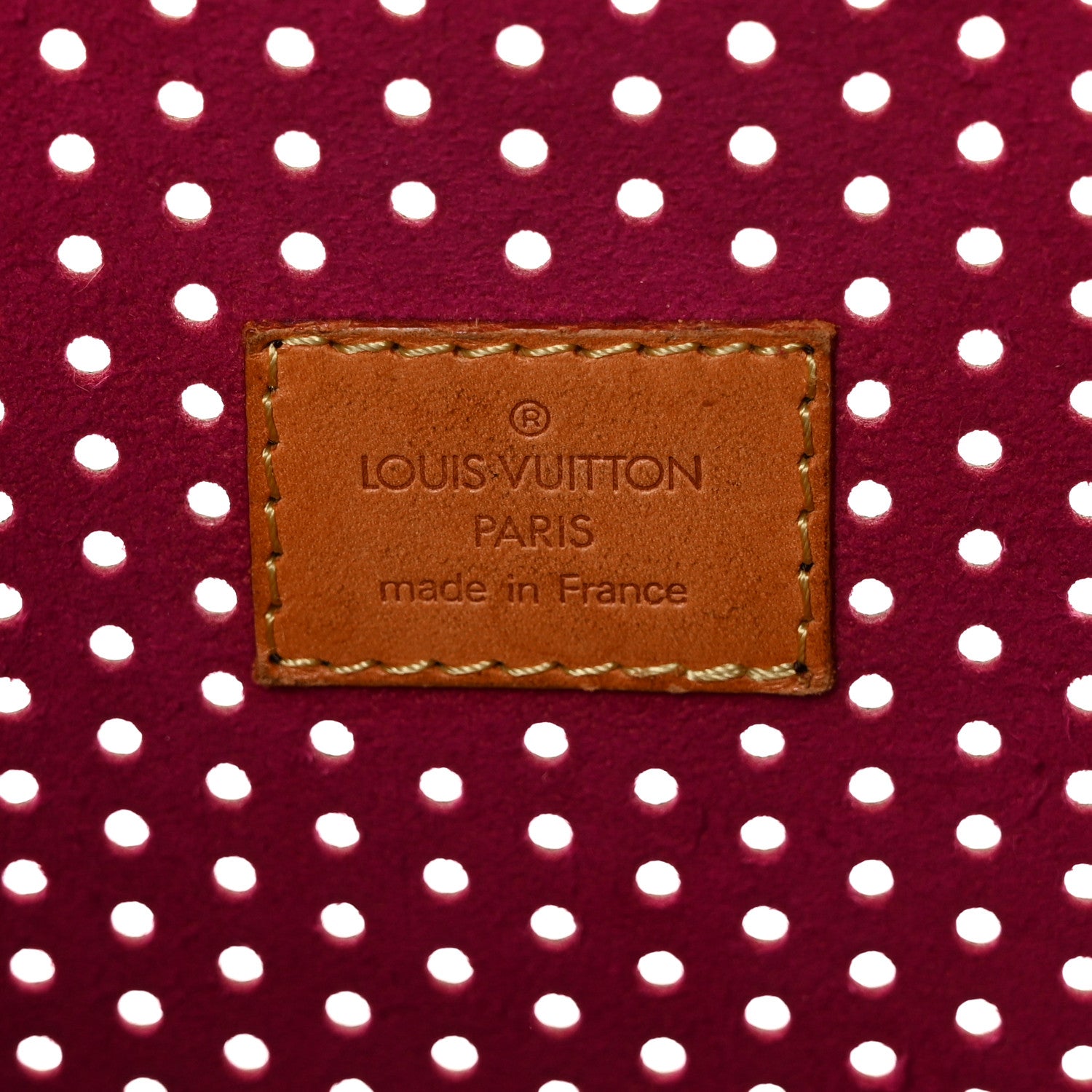 Louis Vuitton Monogram Perforated Musette Fuchsia 6 of 13