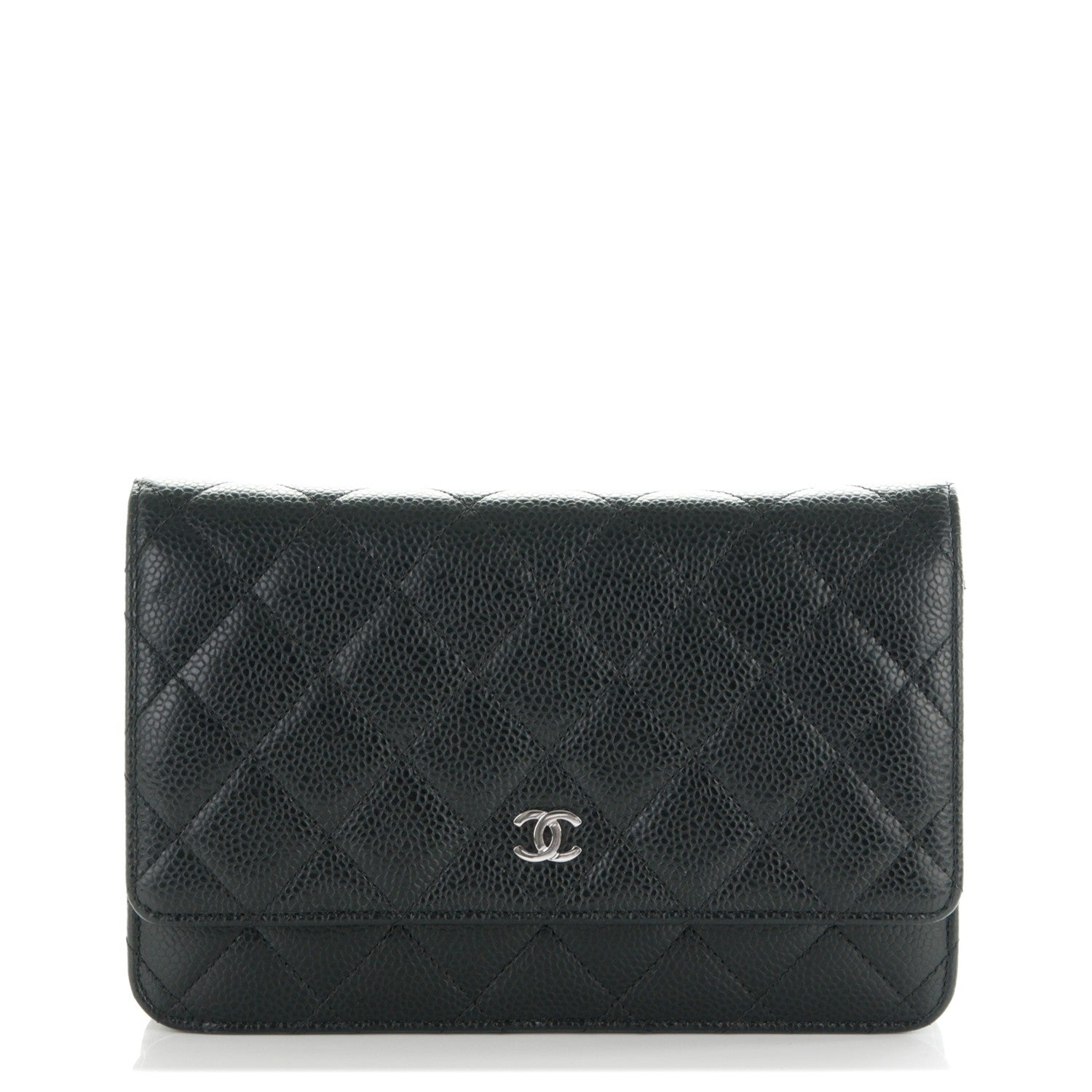 Chanel Caviar Quilted Wallet On Chain WOC Black 1 of 8
