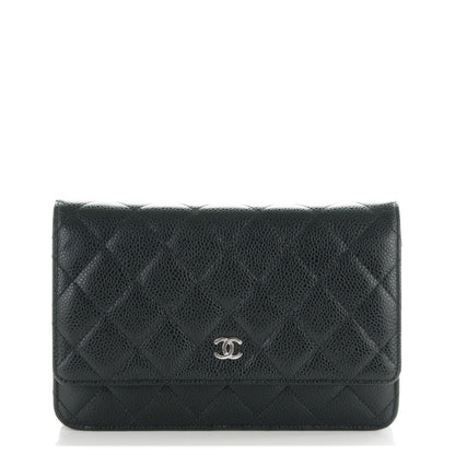 Chanel Caviar Quilted Wallet On Chain WOC Black 1 of 8