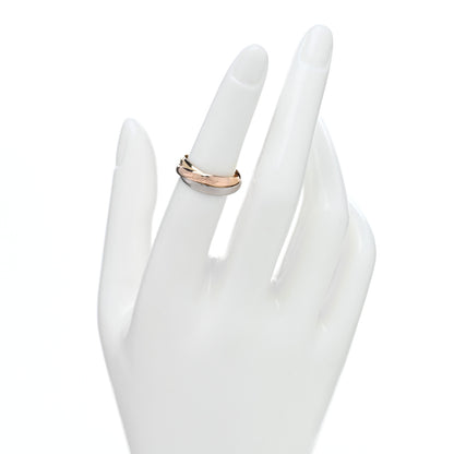 Cartier 18K Pink Yellow White Gold Small Trinity Ring 51 5.75 2 of 5