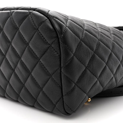 Chanel Lambskin Quilted Large Urban Spirit Backpack Black 10 of 10