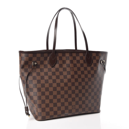 Louis Vuitton Damier Ebene Neo Neverfull MM Rose Ballerine 3 of 16