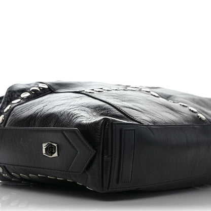 Givenchy Smooth Calfskin Medium Studded Soft Antigona Black 6 of 9