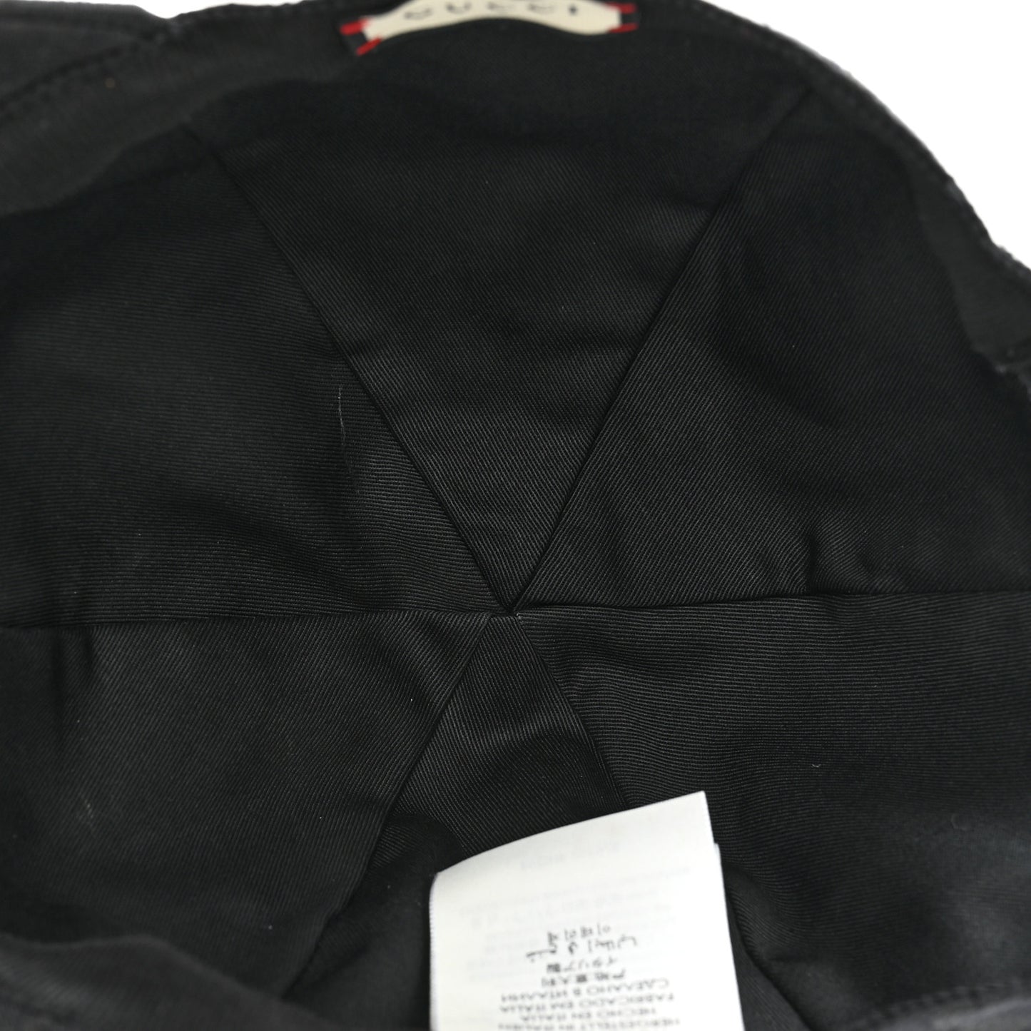 Monogram Textured Dollar Calfskin Zeno Baseball Hat M Black