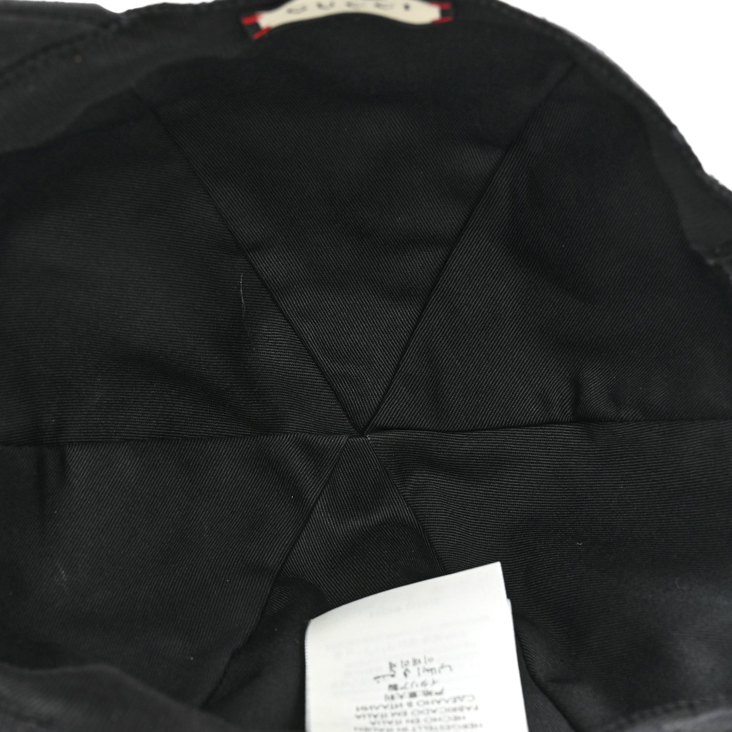 Gucci Monogram Textured Dollar Calfskin Zeno Baseball Hat M Black 7 of 11