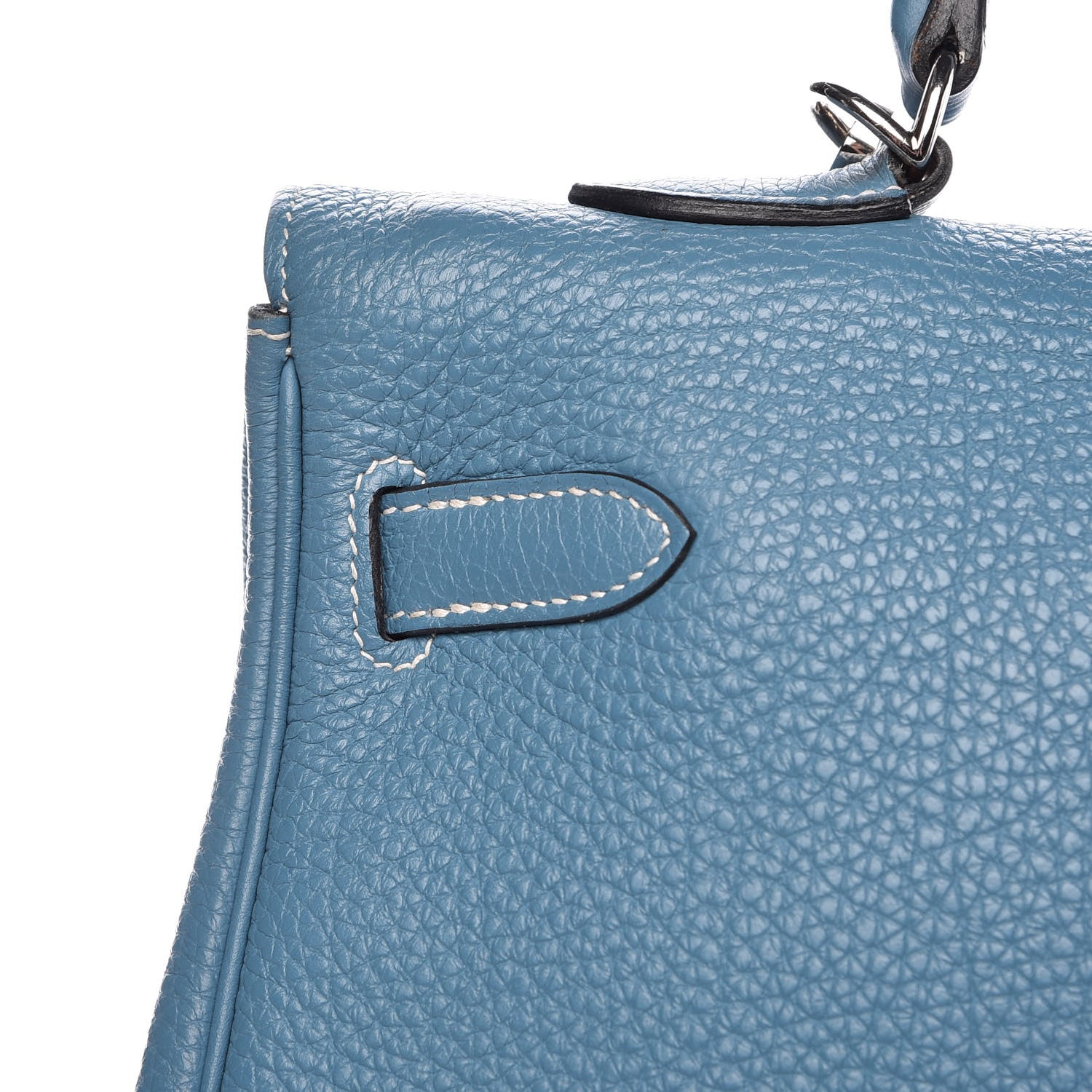 Hermes Togo Kelly Retourne 35 Blue Jean 11 of 41