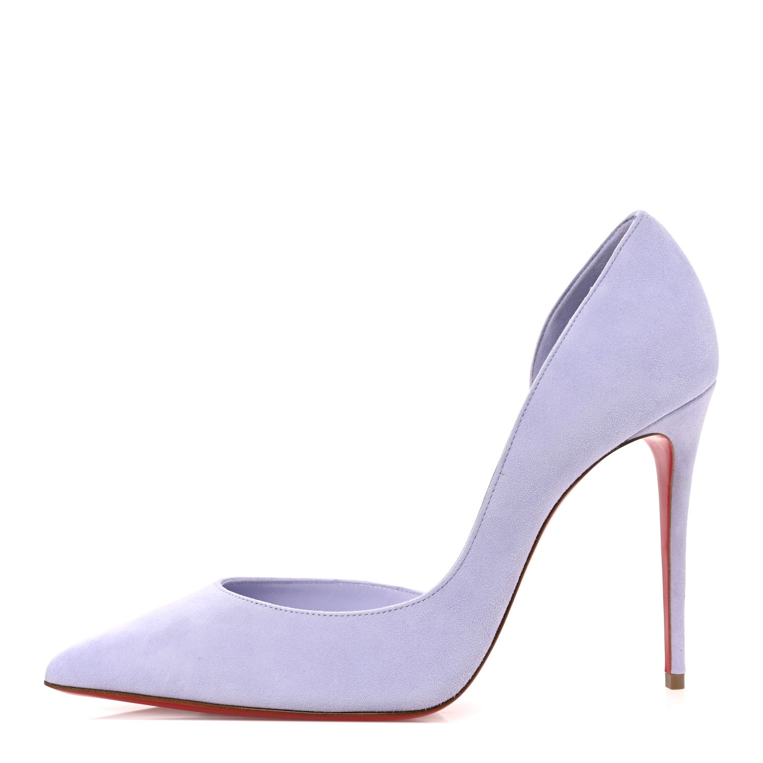 Christian Louboutin Suede Iriza 100 Pumps 39.5 Skylight 1 of 9