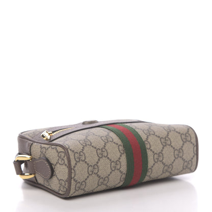 Gucci GG Supreme Monogram Web Mini Ophidia Shoulder Bag Brown 4 of 10
