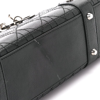 Christian Dior Calfskin Cannage Stitched Small East West Lady Dior Black 11 of 11