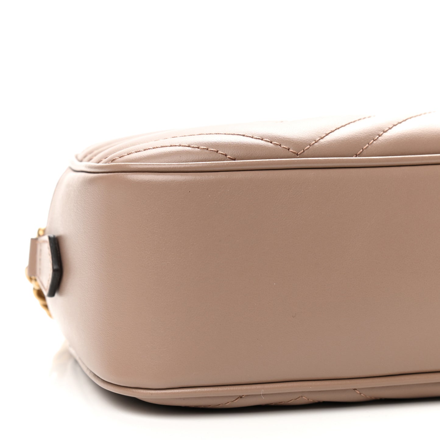 Calfskin Matelasse Small GG Marmont Chain Shoulder Bag Porcelain Rose