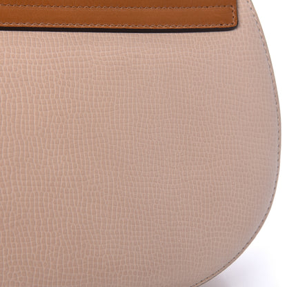 Chloe Grained Calfskin Lambskin Bi-Color Drew Shoulder Bag Powder Beige Mustard 11 of 13