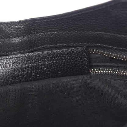 Balenciaga Vibrato Calfskin Classic Silver Hardware City Black 7 of 10