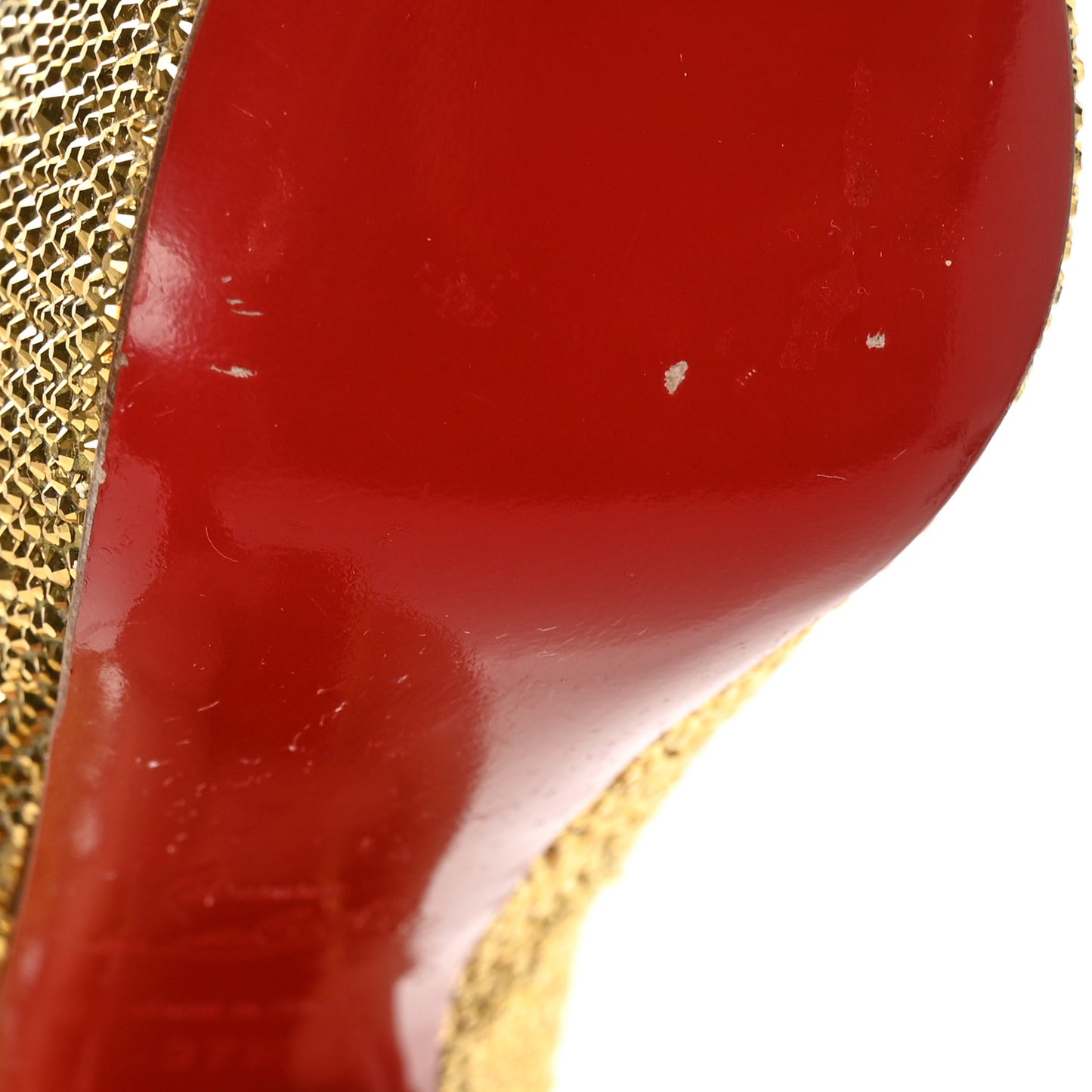 Crystal Suede Burma Daffodile Strass 160 Pumps 37.5 Gold