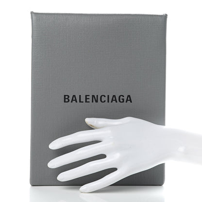 Balenciaga Squared Calfskin Logo Shopping Envelope Clutch Balenciaga Grey 2 of 8