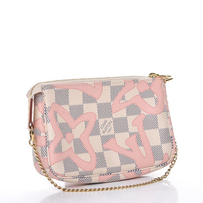 Louis Vuitton Damier Azur Tahitienne Mini Pochette Accessories 3 of 8