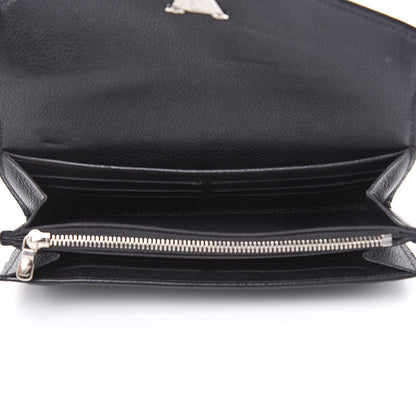 Louis Vuitton Soft Calfskin My Lockme Wallet Black 5 of 11