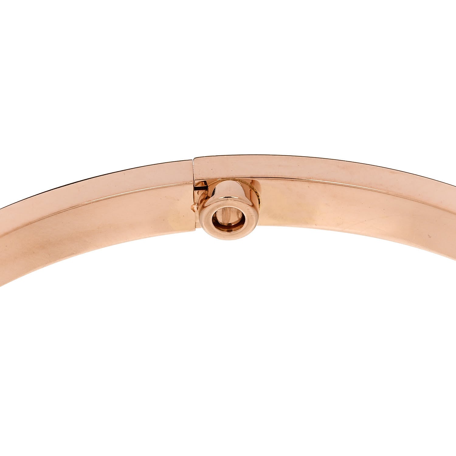 Cartier 18K Pink Gold Small LOVE Bracelet 17 7 of 8
