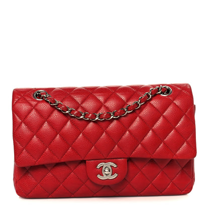 Chanel Caviar Quilted Medium Double Flap Red 1 of 11