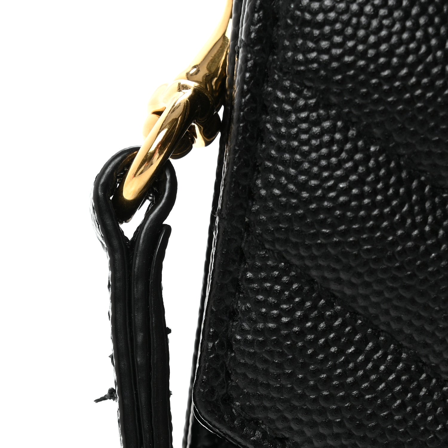 Saint Laurent Grain De Poudre Matelasse Chevron Monogram Envelope Clutch Black 8 of 8