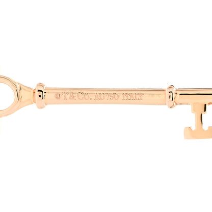 Tiffany 18K Rose Gold Knot Key Pendant 3 of 4