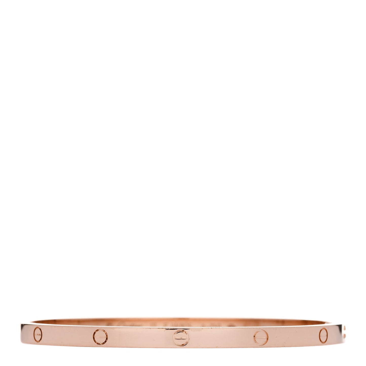 18K Pink Gold Small LOVE Bracelet 17