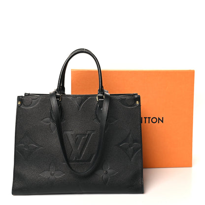 Louis Vuitton Empreinte Monogram Giant Onthego MM Black 12 of 12
