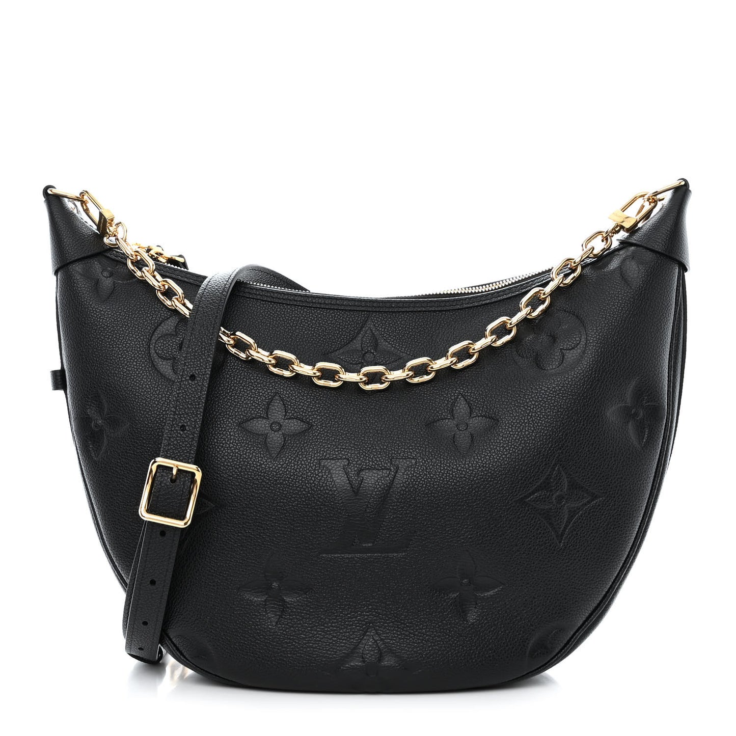 Empreinte Monogram Giant Loop Hobo Black